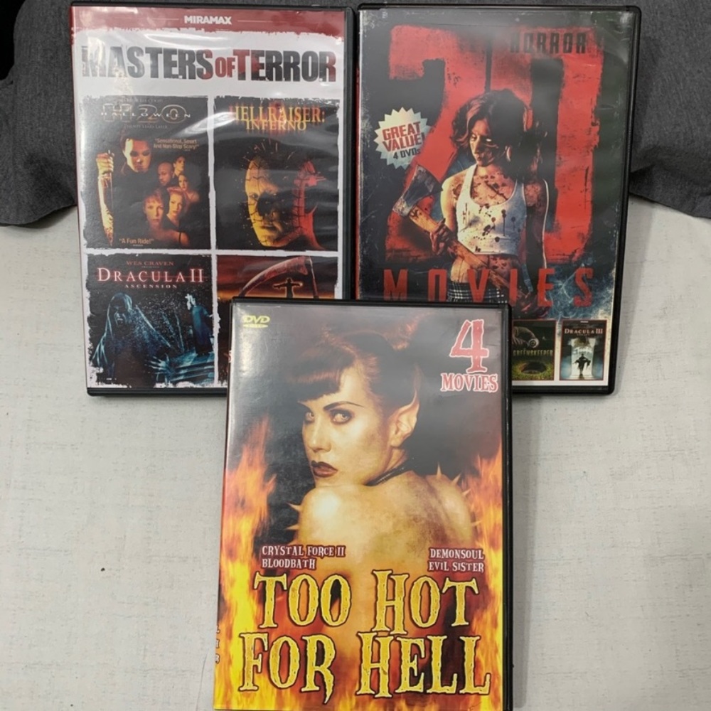 More horror! 3 collections 24 movies!